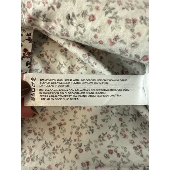 Denim Flower Ricky Singh Men’s Fitted M Preppy Floral Short Sleeve Shirt Resort - Picture 8 of 11